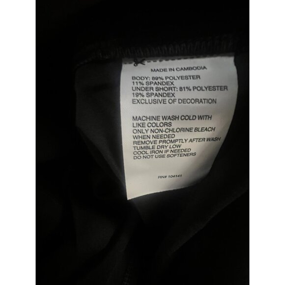 DSG Womens Mid-Rise Stride Skort Moisture Wicking Built-In Short Small Pure Blac - Picture 7 of 9